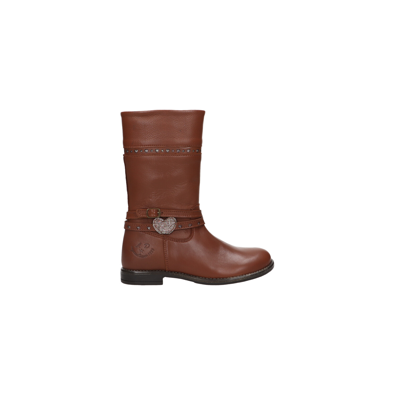 Little David Lange laars Cognac - Lange laarzen - Schoenen - Meisjes -  Kinderen - Berca shoes