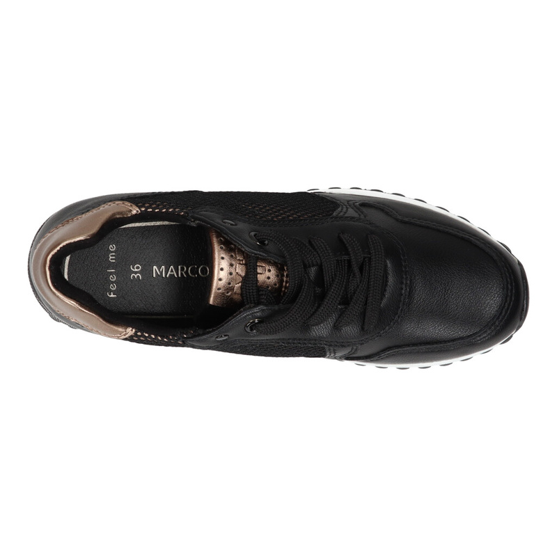 Marco Tozzi Lage sneaker Zwart Lage sneakers Schoenen Dames