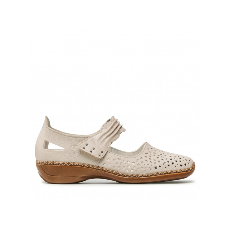 Rieker Antistress Schoen met Beige - met velcro - Schoenen - Dames - Berca.be