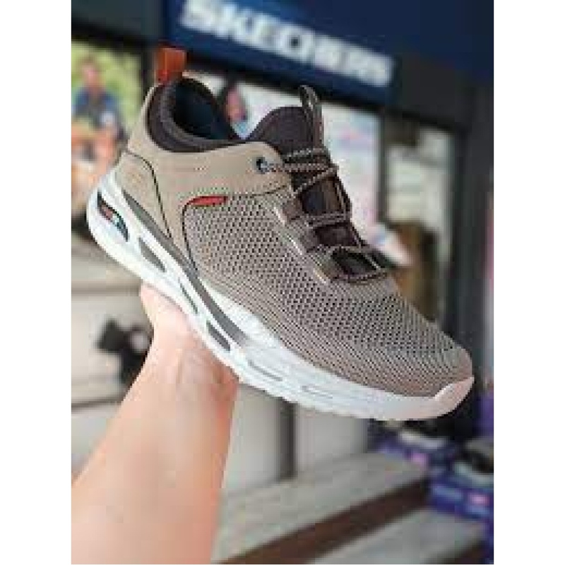 hel Mineraalwater Flitsend Skechers Lage sneaker Taupe - Lage sneakers - Schoenen - Heren - Berca.be