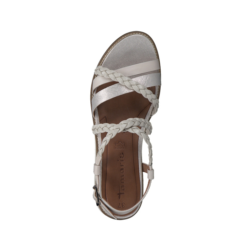 naakt waterbestendig ondanks Tamaris Sandaal Beige - Sandalen - Schoenen - Dames - Berca.be