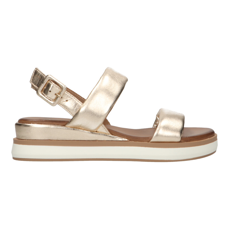 enz trompet kleding stof Inuovo Sandaal Goud - Sandalen - Schoenen - Dames - Berca.be