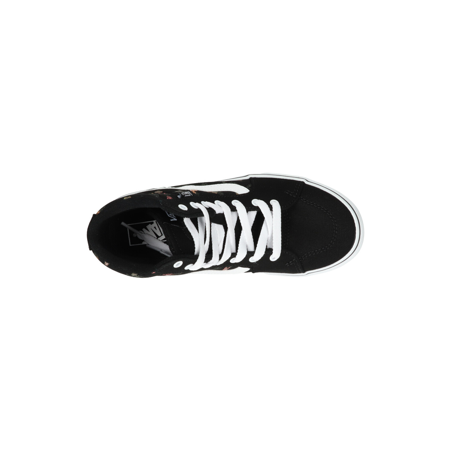 Hoge vans sales zwart wit