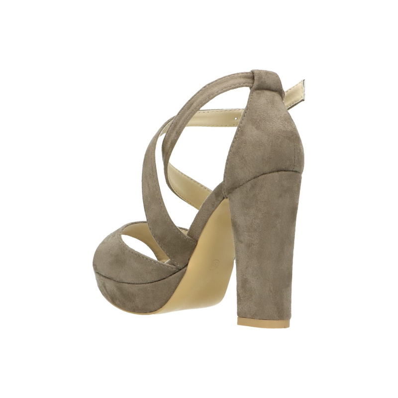 Post Schat Voorzitter Fabulous.fabs Sandaal Taupe - Sandalen - Schoenen - Dames - Berca.be