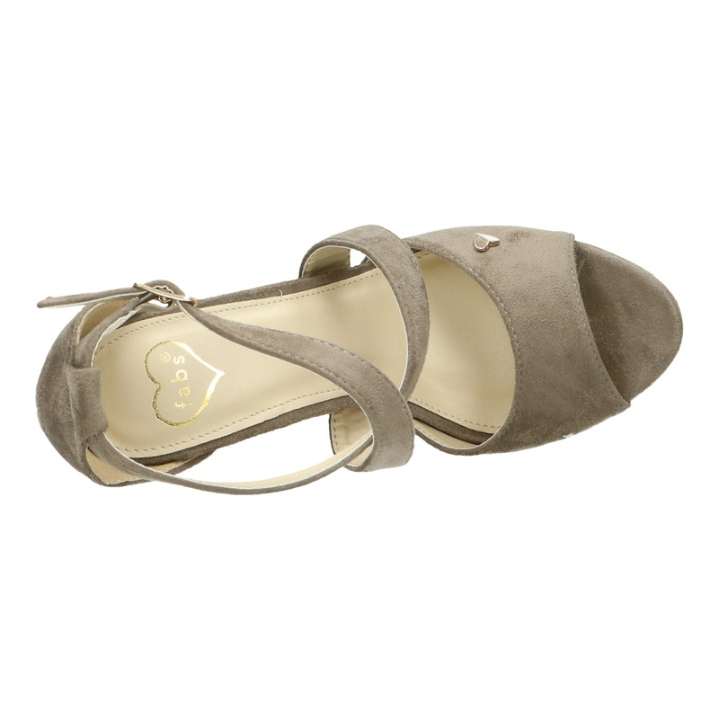 Post Schat Voorzitter Fabulous.fabs Sandaal Taupe - Sandalen - Schoenen - Dames - Berca.be