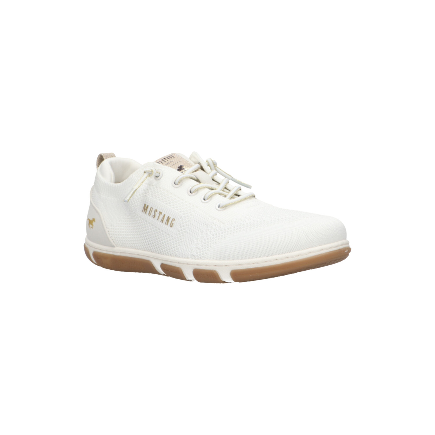 Mustang Lage sneaker Wit Lage sneakers Schoenen Dames Berca.be