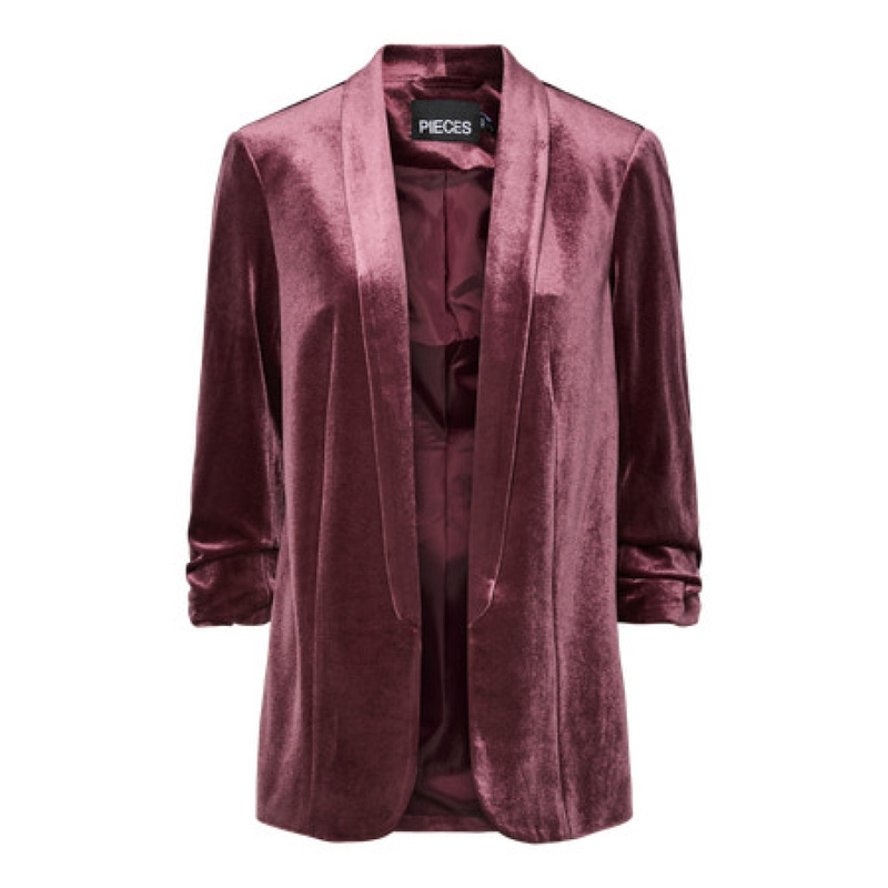 Pieces Blazer Bordeaux 326221_0001.jpg