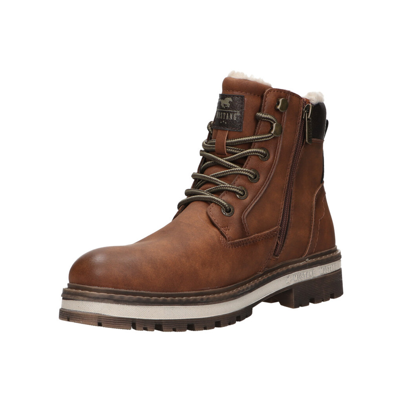 Mustang Bottine à lacets cognac 326328_0004.jpg