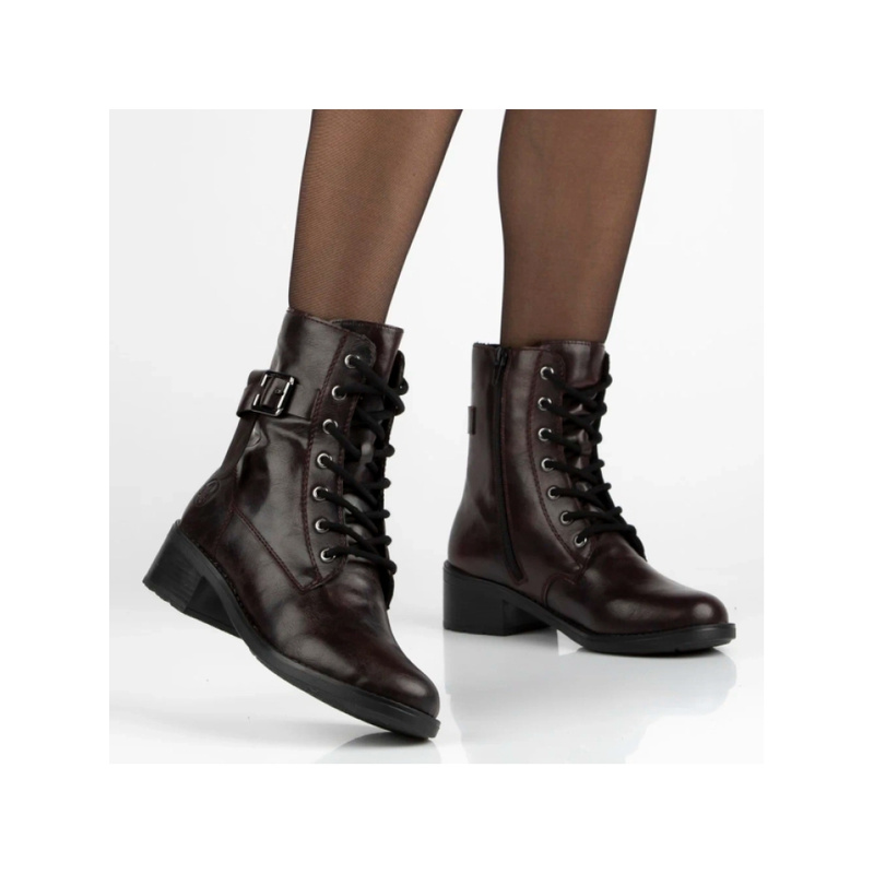 Rieker Antistress Bottine à lacets bordeaux 325975_0003.jpg