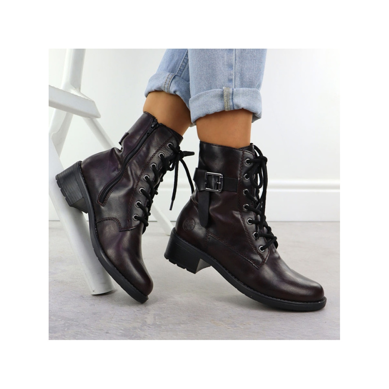 Rieker Antistress Bottine à lacets bordeaux 325975_0008.jpg