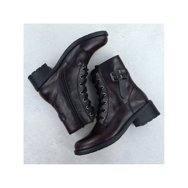 Rieker Antistress Bottine à lacets bordeaux 325975_0012.jpg