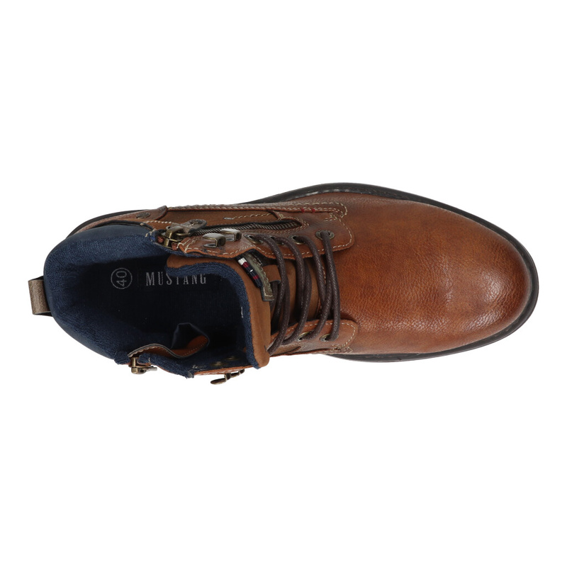Mustang Bottine à lacets brun 312276_0008.jpg
