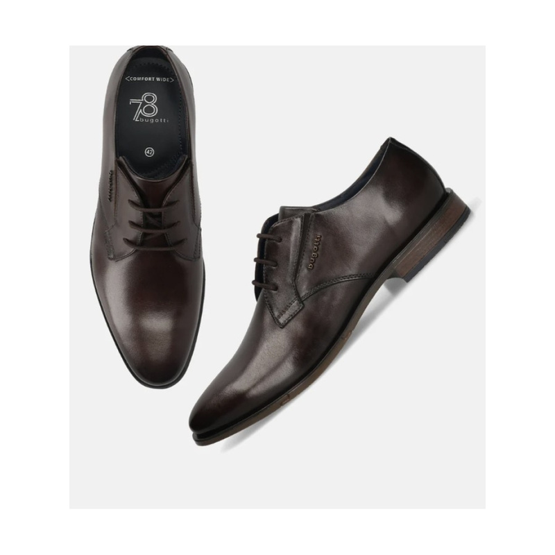 Bugatti Geklede veterschoen Bruin 331396_0004.jpg
