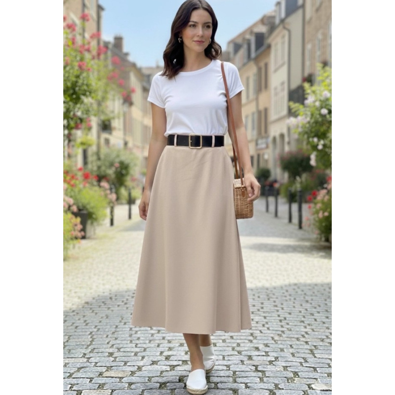 Selected By La.ra Skirt beige 332016_0002.jpg