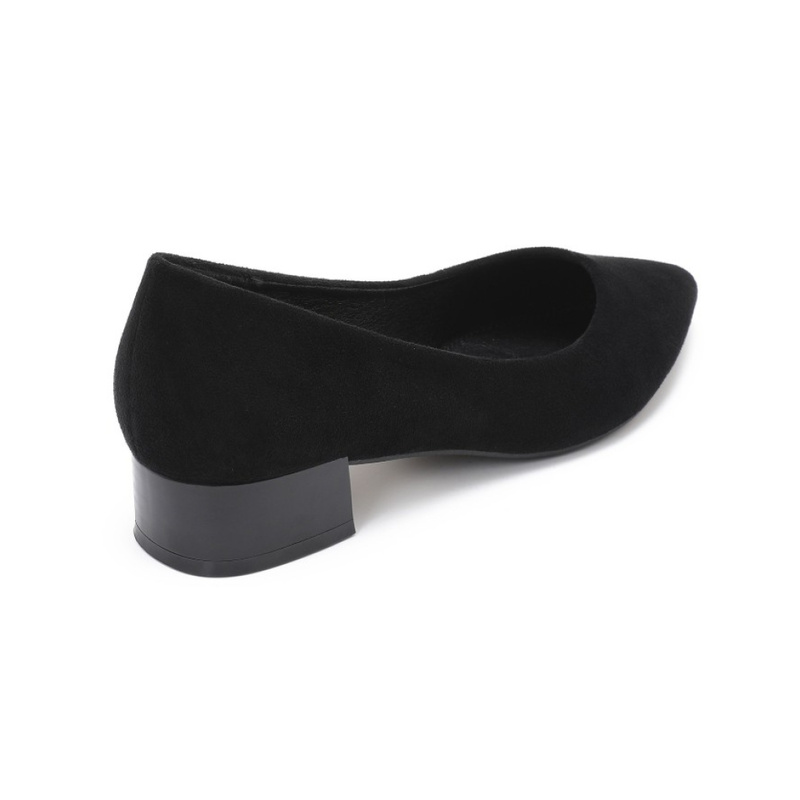 Selected By La.ra Ballerine / chaussure à ceinture noir 336315_0005.jpg