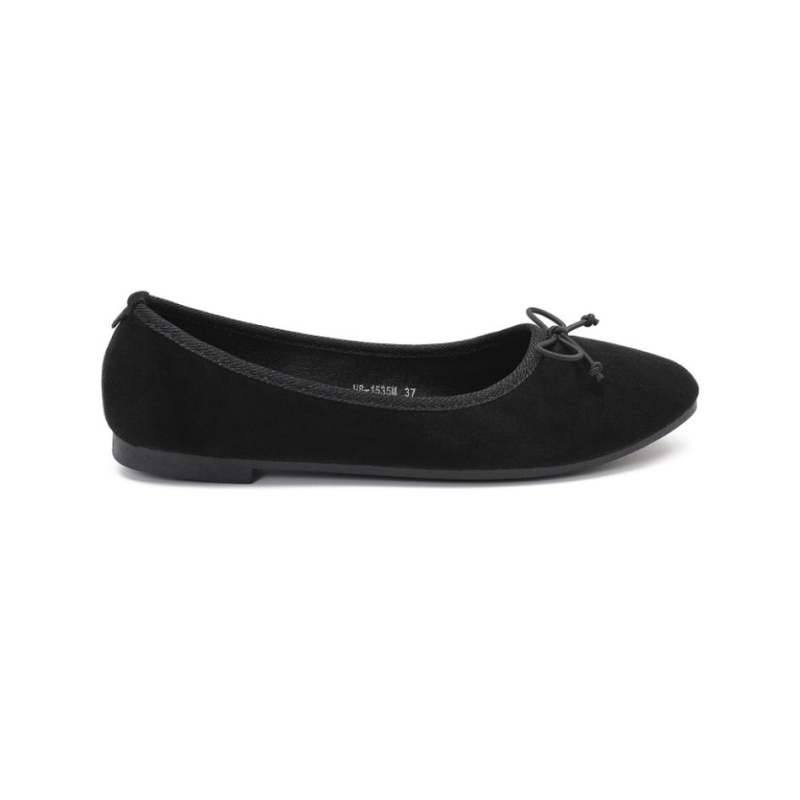 Selected By La.ra Ballerine / chaussure à ceinture noir 336319_0001.jpg