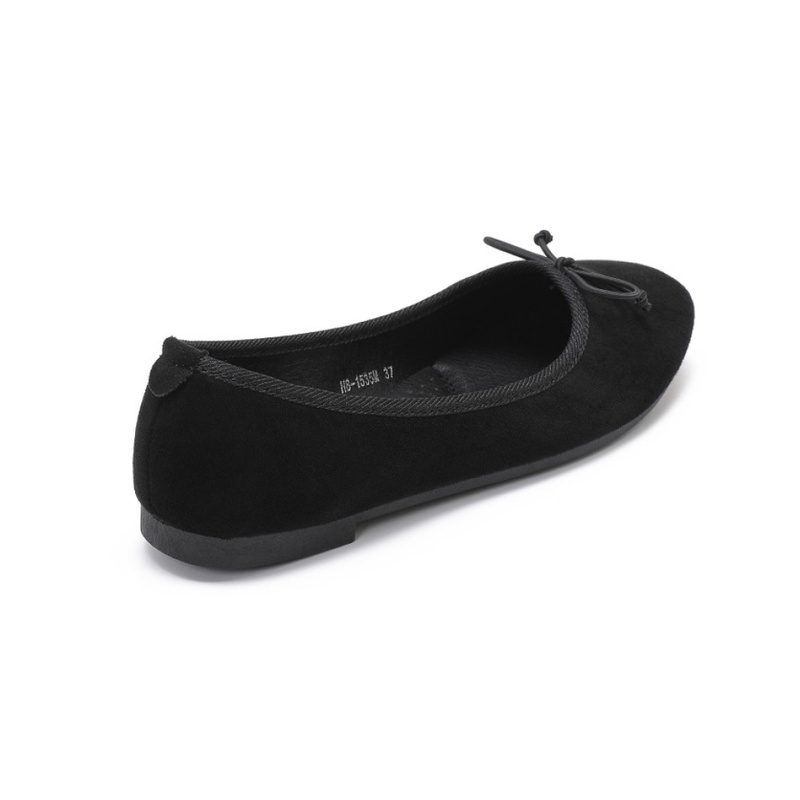 Selected By La.ra Ballerine / chaussure à ceinture noir 336319_0005.jpg