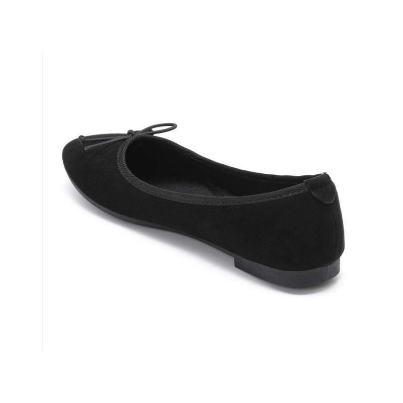 Selected By La.ra Ballerine / chaussure à ceinture noir 336319_0006.jpg