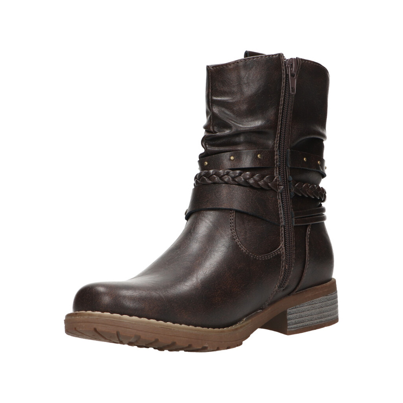 Selected By La.ra Boots / enkellaars Bruin 336007_0004.jpg