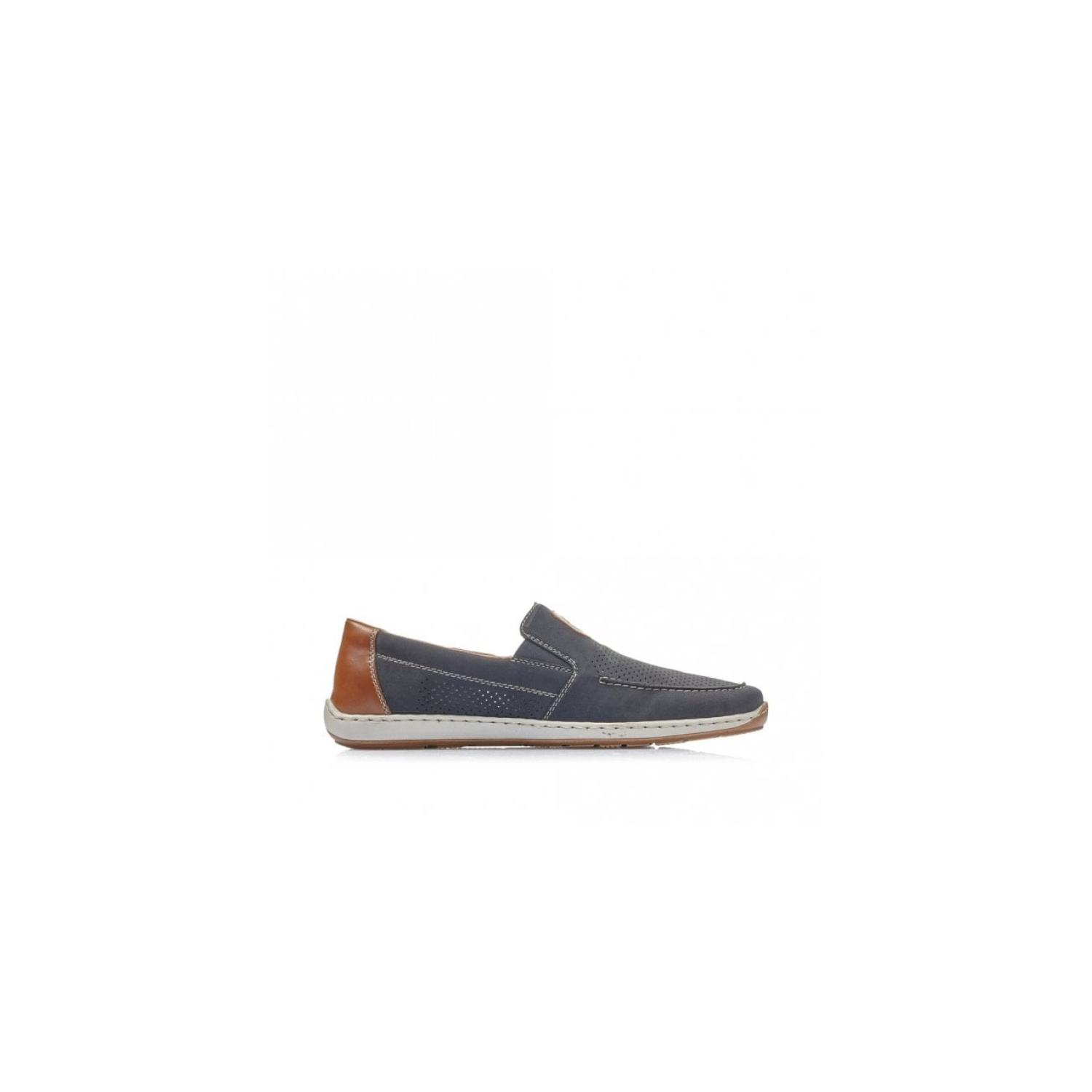 Rieker Antistress Slip-on blue - Comfortshoes - Shoes - Men - Berca.be