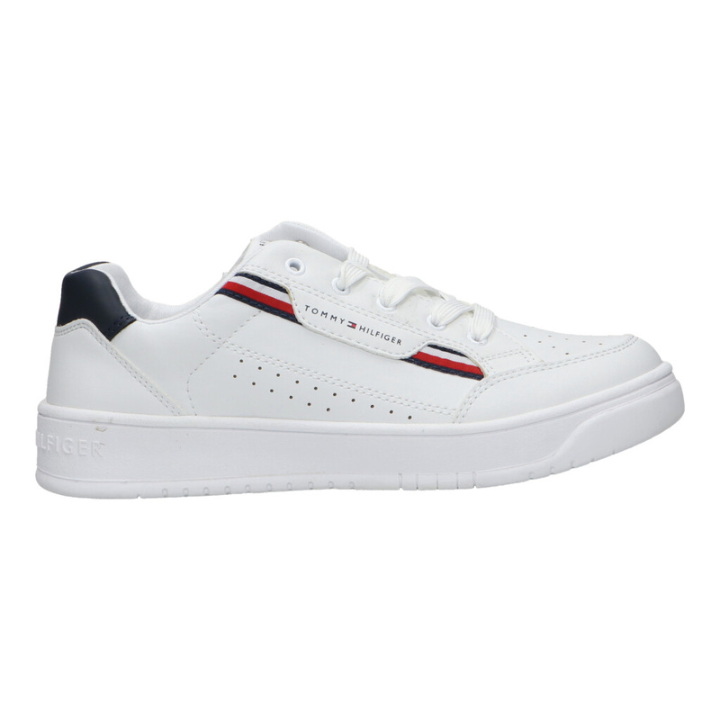 Tommy Hilfiger Lage sneaker Wit - sneakers - - Jongens Kinderen - Berca.be